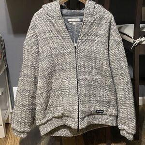 Gray Zip-Up Jacket